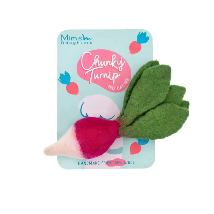 Chunky Turnip Radis - Jouet en Feutre pour Chat