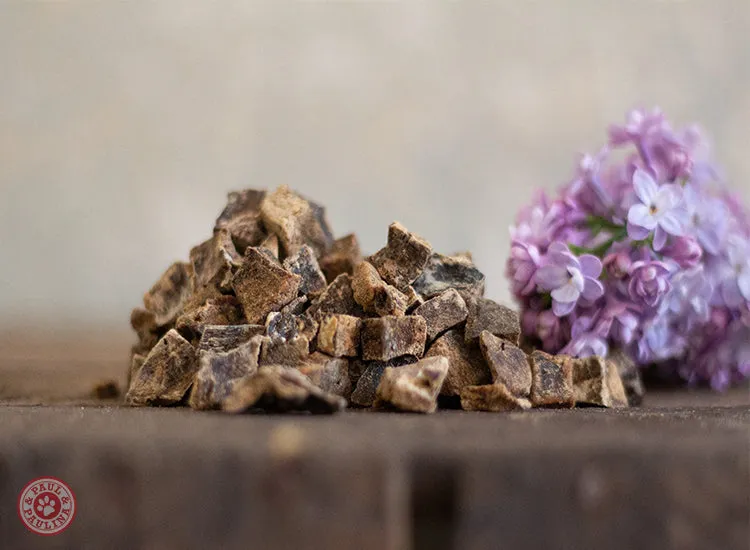 Bouchées de cœur de bœuf séchées à l'air
