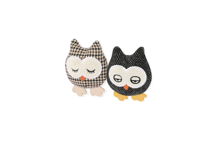 Jouet Hiboux pour chat à la cataire