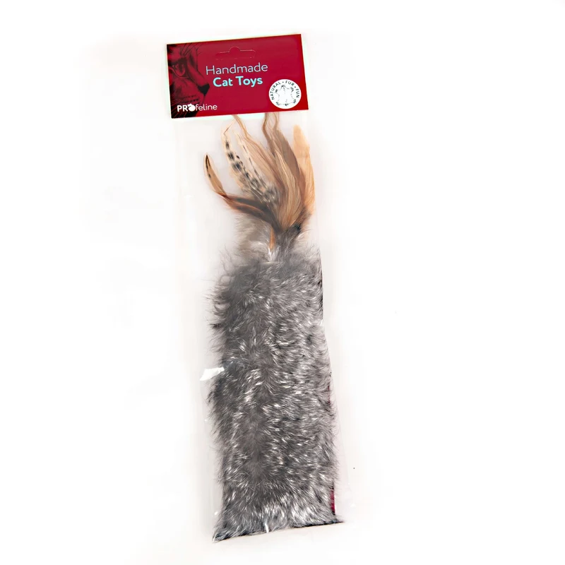 Jouet pour chat Wild Fur Buster – Fourrure naturelle & herbe à chat
