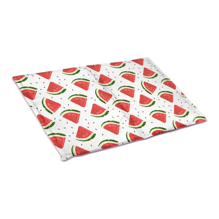 Tapis rafraîchissant pour chien motif pastèque – Été