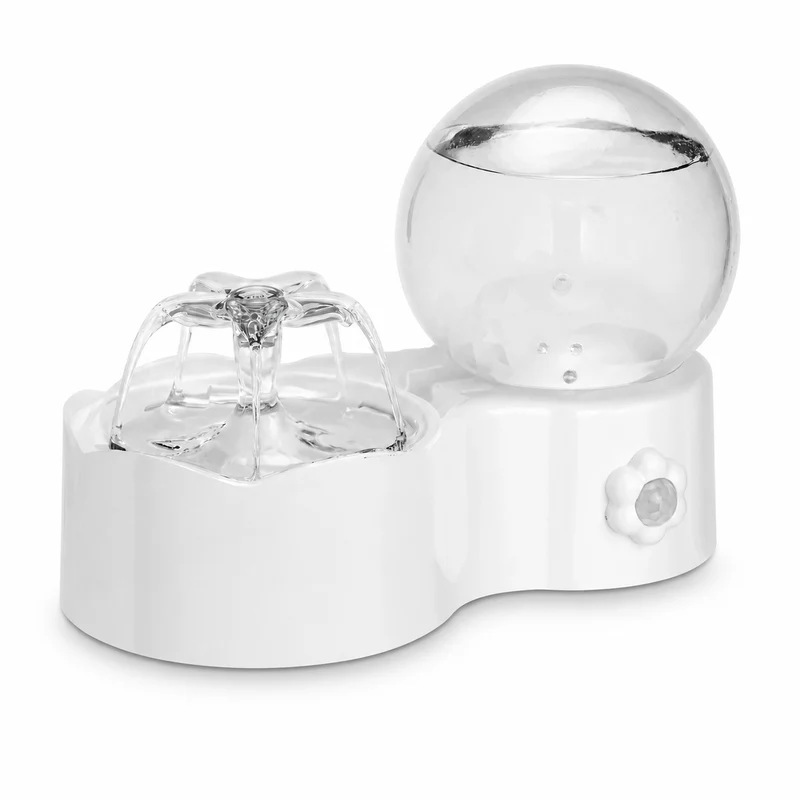 Fontaine pour chat avec pompe à eau silencieuse avec capteur de mouvement