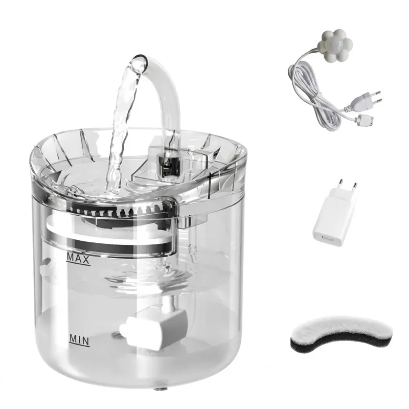 Fontaine à eau pour chat avec capteur automatique