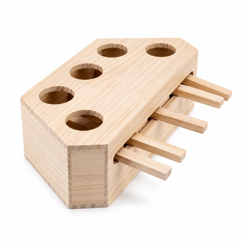 Jeu éducatif en bois - AttrapCat'™