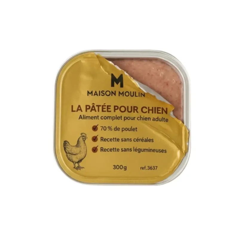 Pâtée au poulet Chien Maison Moulin
