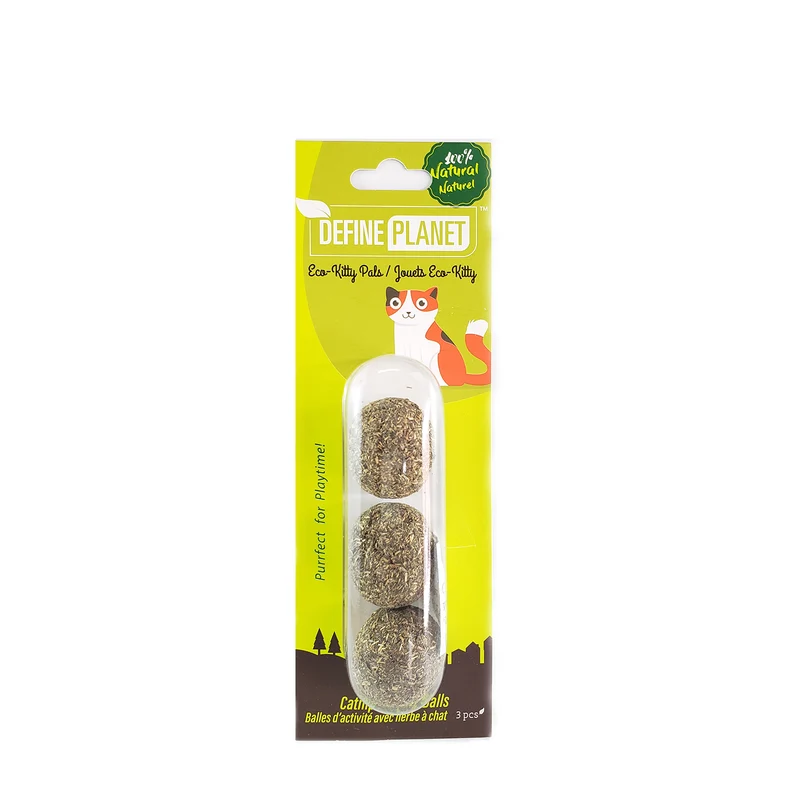 Define Planet - Jouet Balles d'Activité avec Herbe à Chat