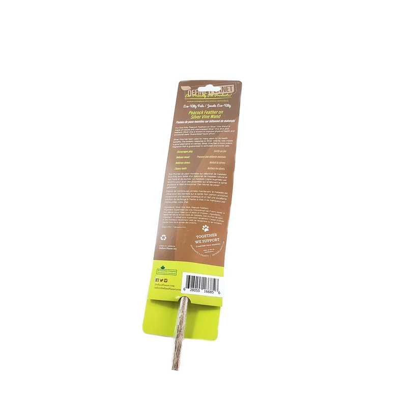 Define Planet - Jouet Plumes de Pan sur Baguette de Matatabi pour Chats