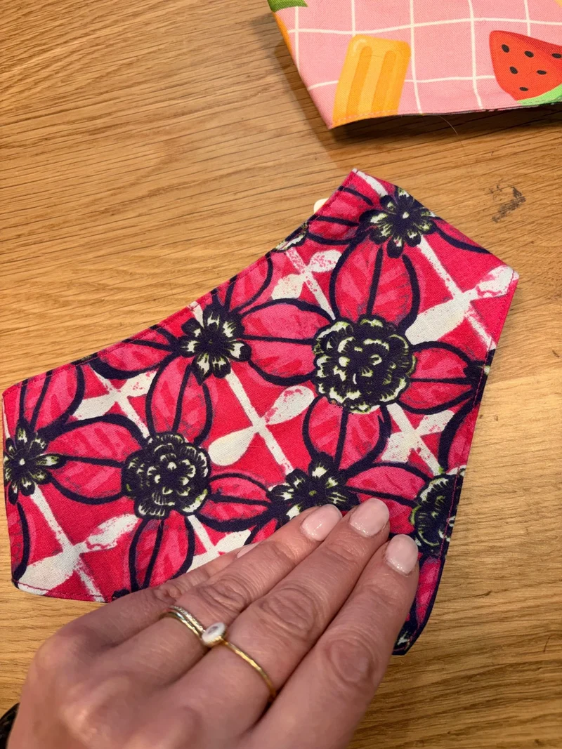 Bandana pour chien réversible Ananas