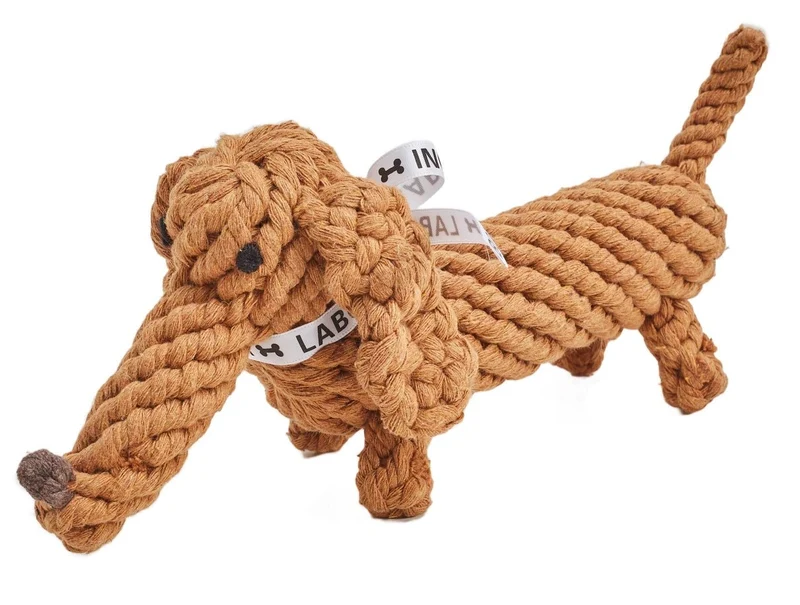 Jouet en corde pour chien Teckel