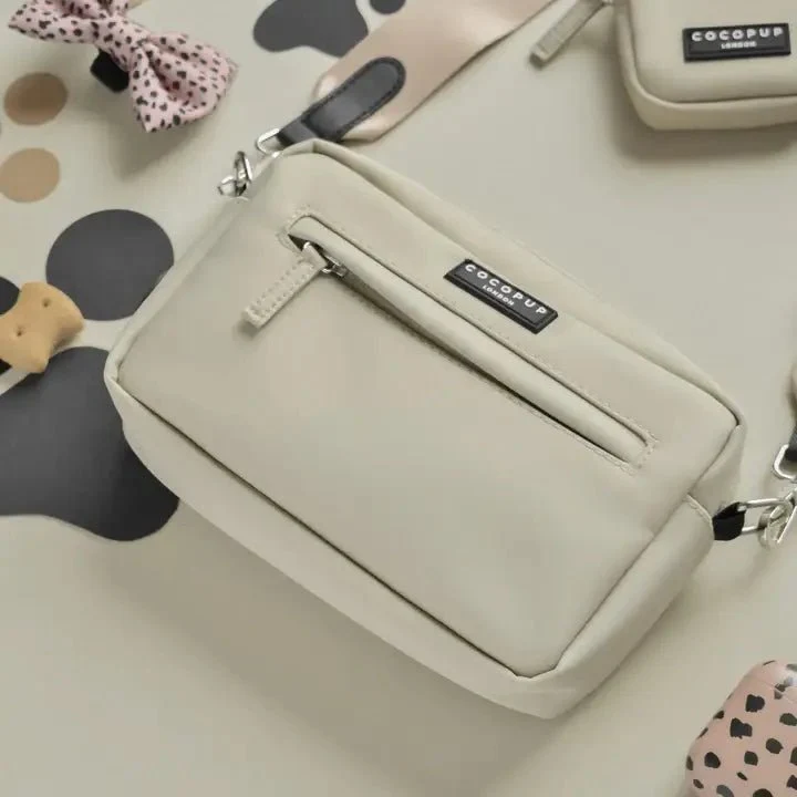 Sac de promenade chien Caramel Latte – chic & fonctionnel