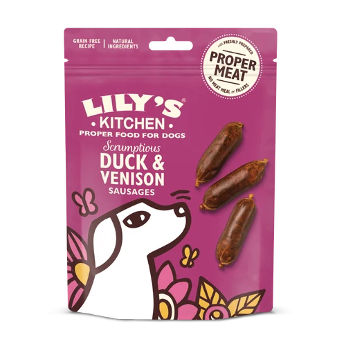 Saucisses de canard et chevreuil Lily's Kitchen