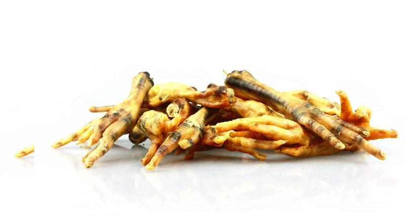 Pattes de poulet chien – Friandises croustillantes et saines - Sachet de 250gr
