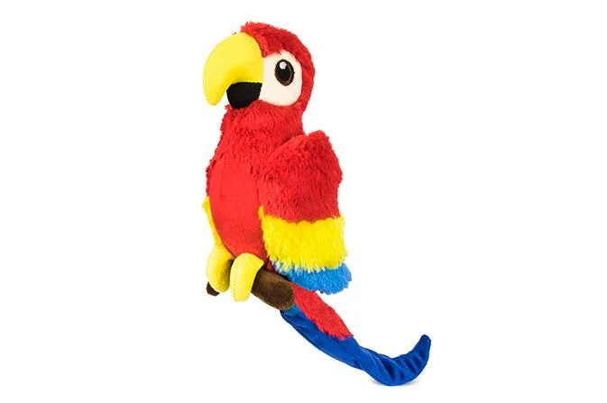 Peluche pour chien perroquet