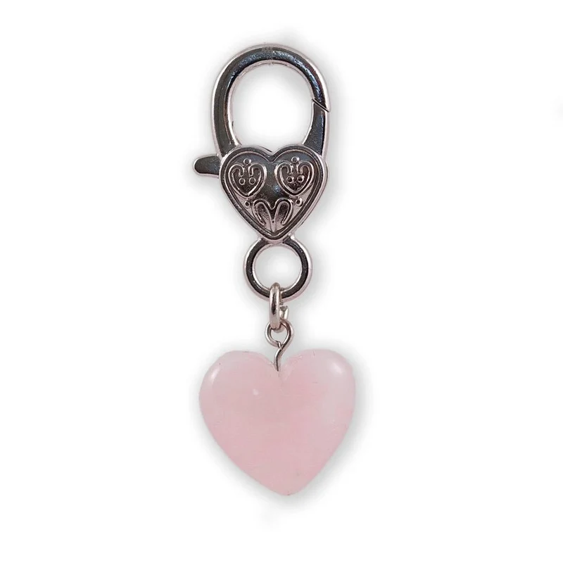 Pendentif protection chien & chat – Quartz rose