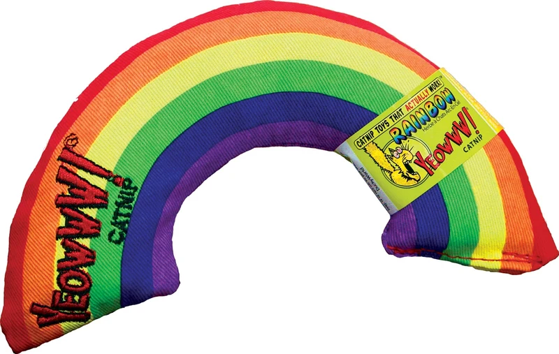 Ducky World - Arc-En-Ciel - Jouet d'Herbe à Chat