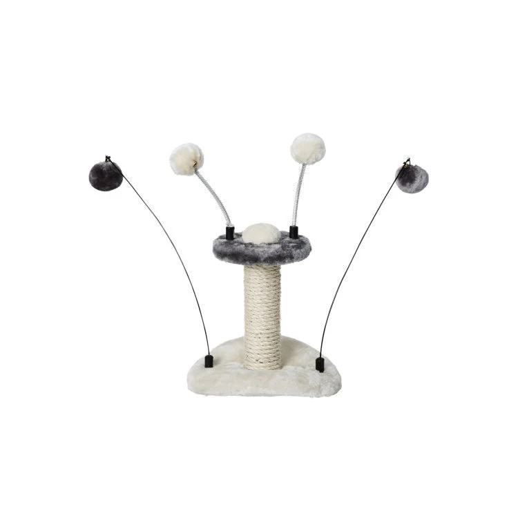 Budz Jouet mini arbre avec pompons et sisal pour chat