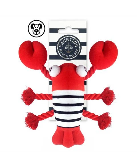 Jouet pour chien - Glen le homard rouge 🦞