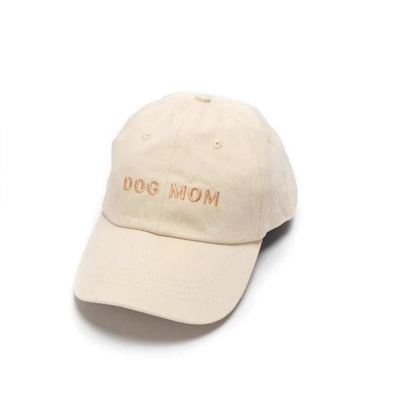 Casquette DOG MUM ivoire – pour mamans de chiens élégantes