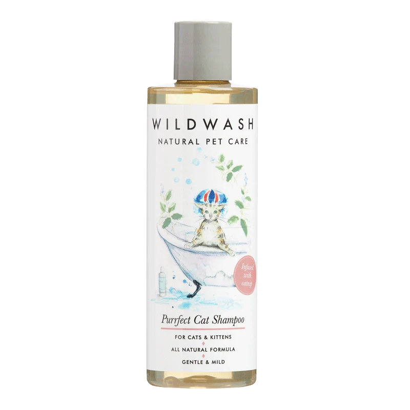 Shampoing à la cataire pour chat et chaton Wildwash Pet