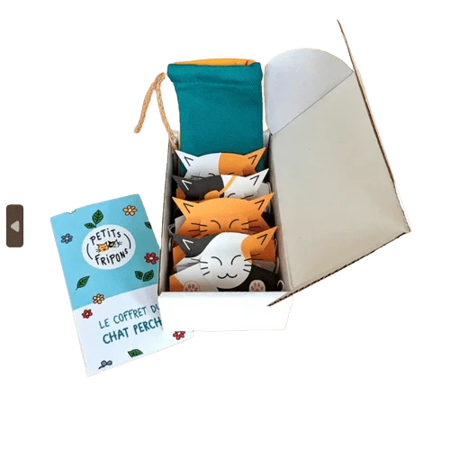Coffret du Chat Perché – Herbes bio pour chats apaisé