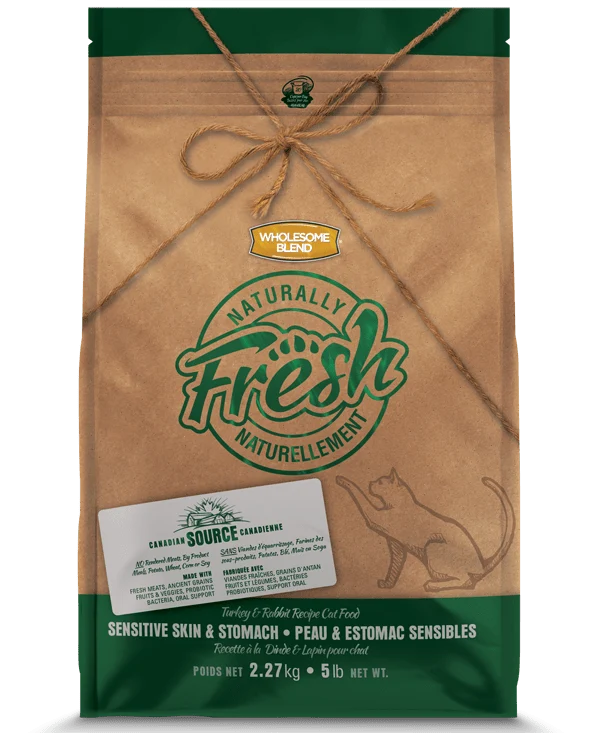Naturally Fresh peau et estomac sensibles nourriture pour chat (produit du Canada)