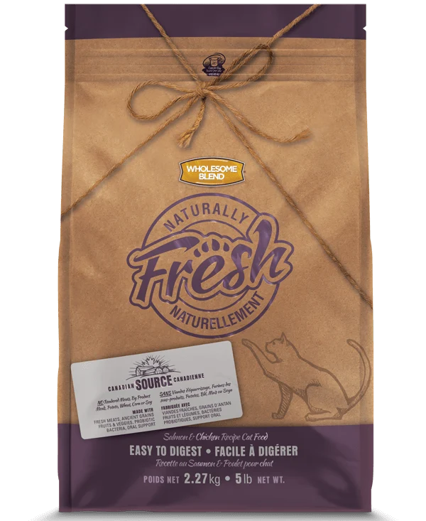 Naturally Fresh saumon et poulet nourriture pour chat (produit du Canada)
