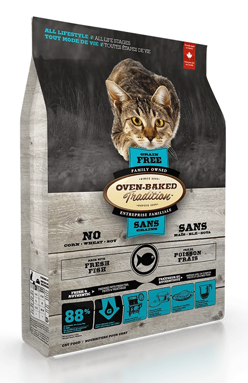 Oven-Baked Tradition poisson nourriture chat (produit du Quebec)