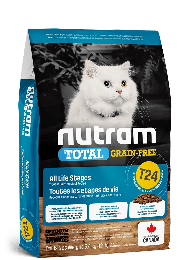 Nutram t24 total nourriture pour chat (produit du Canada)