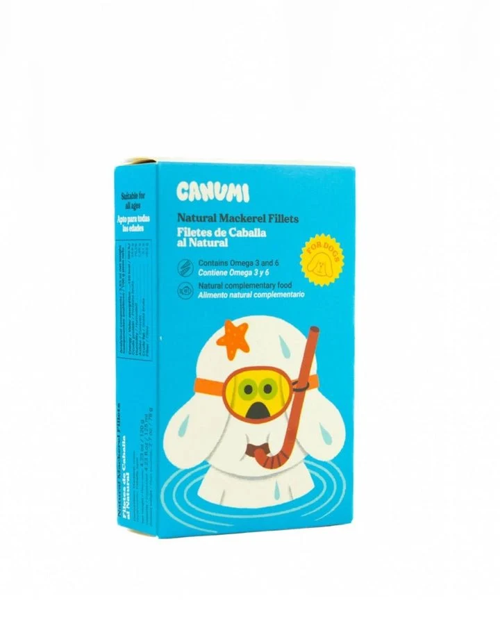 Filets de maquereau naturel pour chiens