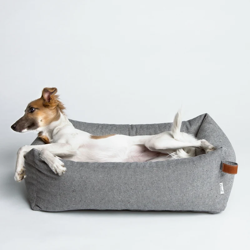 Panier pour chien tweed gris clair Sleepy Deluxe
