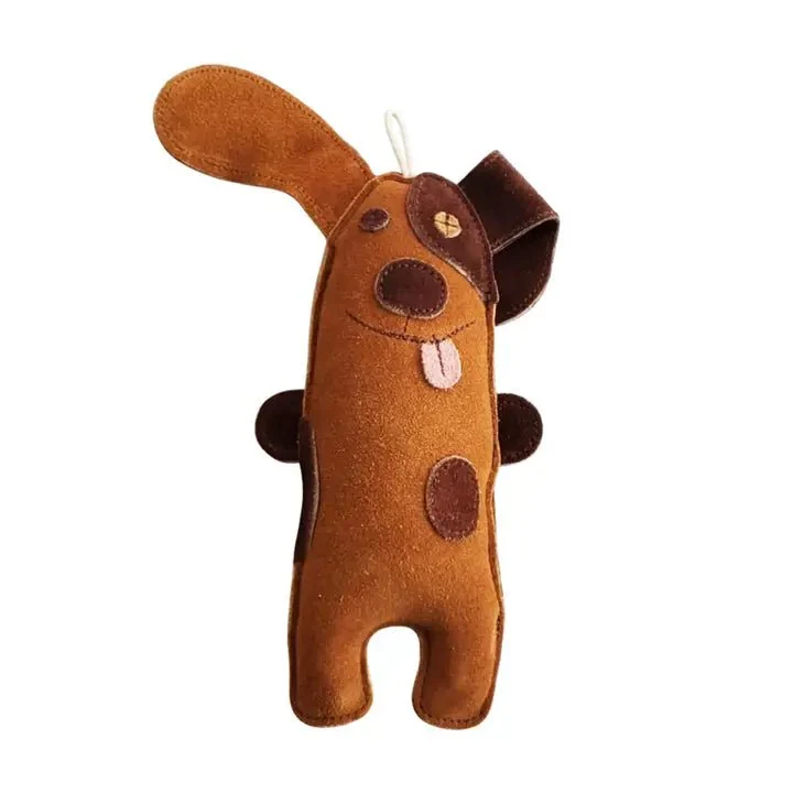 Jouet Chien en cuir à mâcher