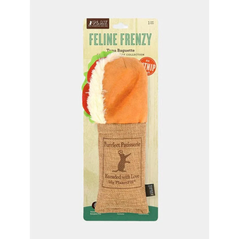 Jouet kicker pour chat à l’herbe à chat bio – Baguette Pet PLAY