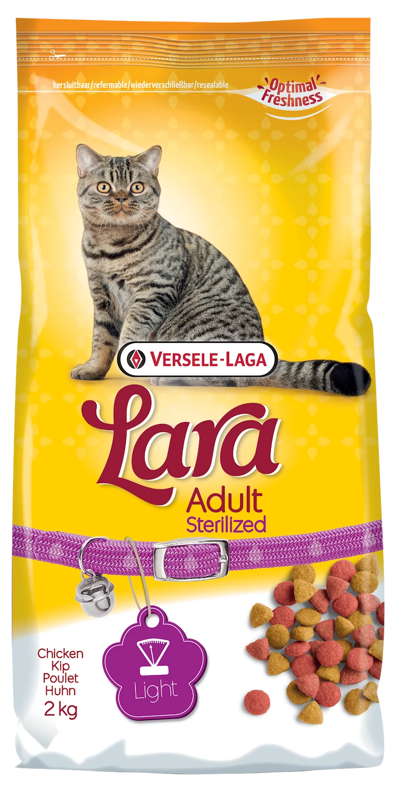 Lara - Chat Adulte Stérilisé Poulet - Nourriture Sèche pour Chats
