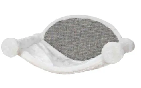 TRIXIE Hamac Mural Blanc & Gris