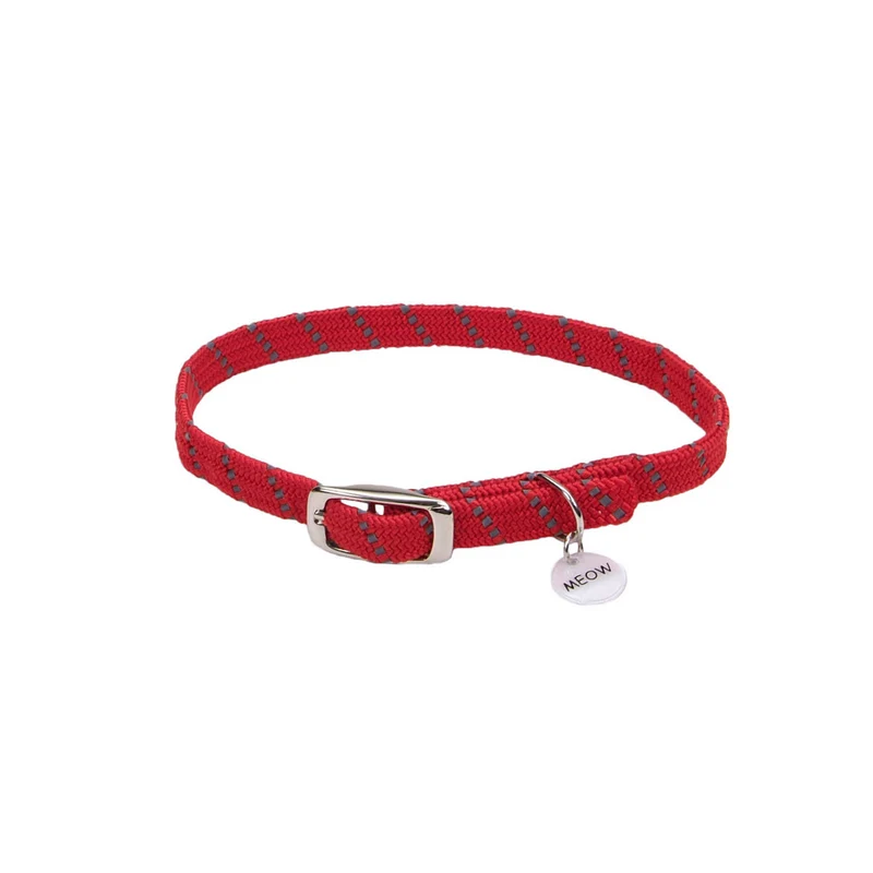 ELASTACAT Chat Collier Nylon 3/8x10" Rouge