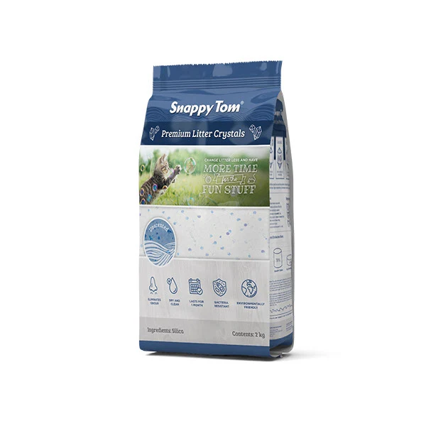 Snappy Tom - Originale Sans Parfum - Litière de Cristaux Premium pour Chats
