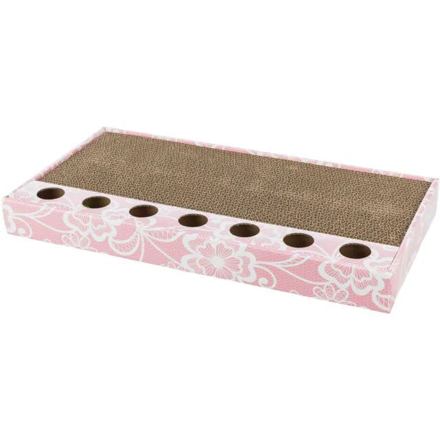 TRIXIE Griffoir Plaque avec 2 Balles 48cm