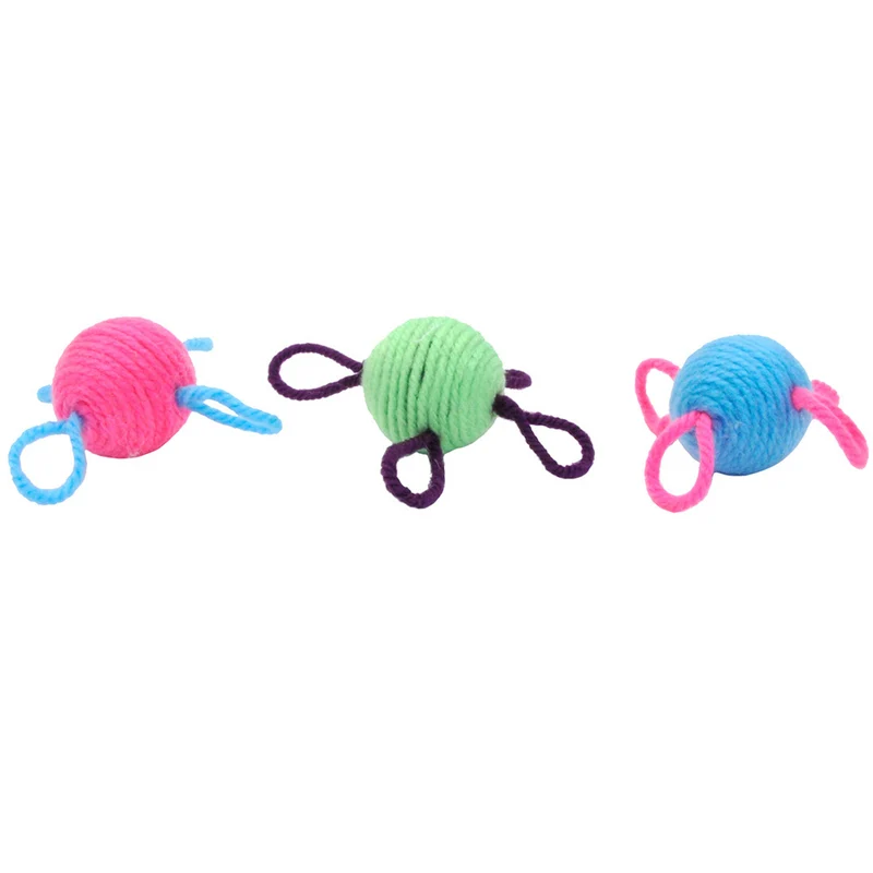 TURBO Jouet Chat Balles de Laine 4.75"