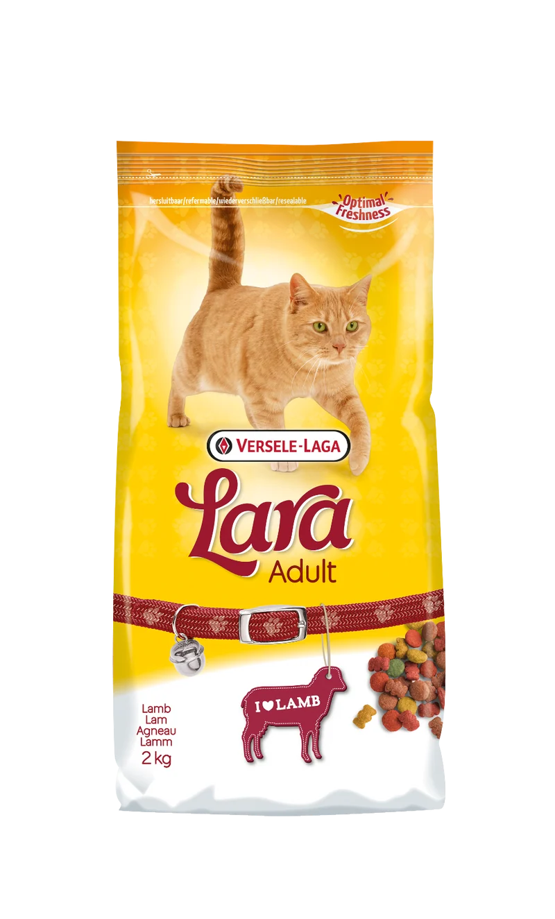 Lara - Chat Adulte Agneau - Nourriture Sèche pour Chats