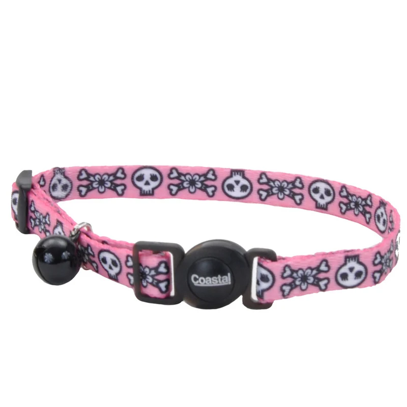 SAFE CAT Chat Collier Nylon Clochette 3/8x8-12" SKP