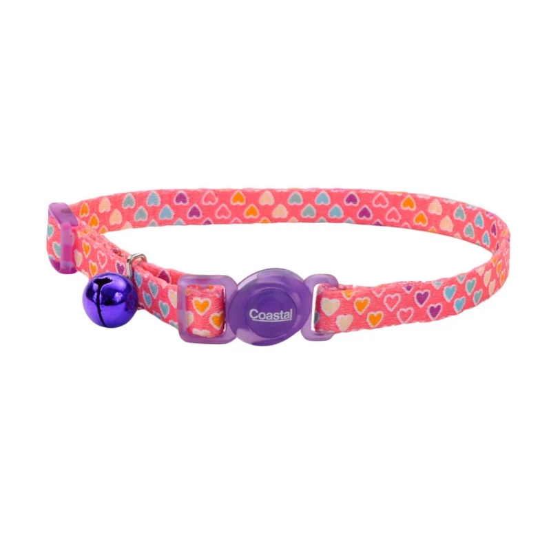 SAFE CAT Chat Collier Nylon Clochette 3/8x8-12" MCH