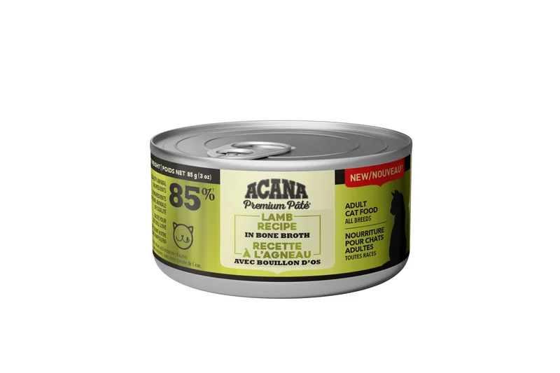 Acana Premium - Chat Pâté d'Agneau avec Bouillon d'Os - Nourriture Humide pour Chats