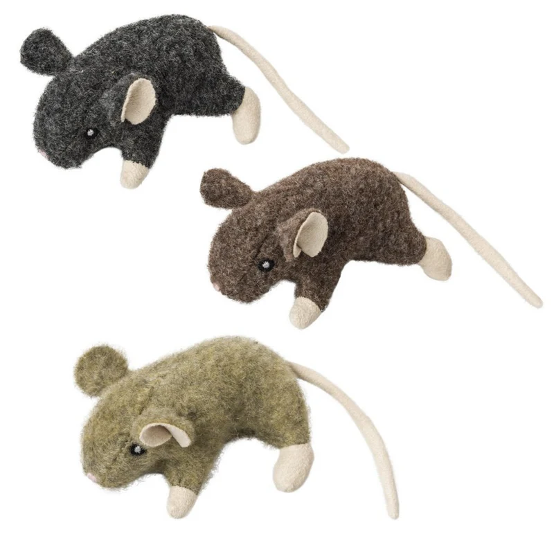 SPOT Jouet Chat Souris Willie Laine 3.5"