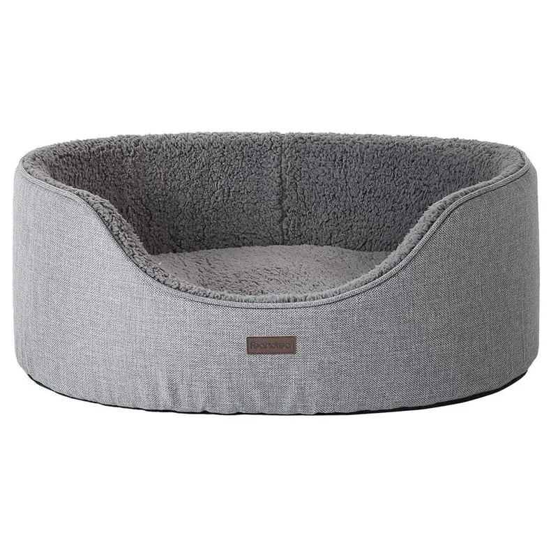 Panier pour chien coussin réversible 70 x 58 x 27 cm gris 12_0001228
