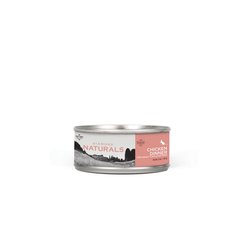 Diamond Naturals - Chat & Chaton Pâté de Poulet - Nourriture Humide pour Chats