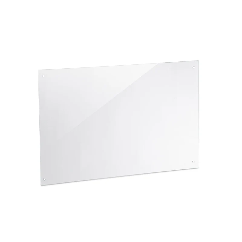 Crédence de cuisine protection murale en verre transparent 70 x 50 cm esthétique et facile à nettoyer en verre transparent 13_0009464