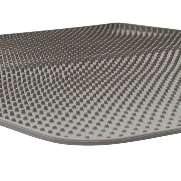 MESSY CATS Tapis Litière Silicone Gris