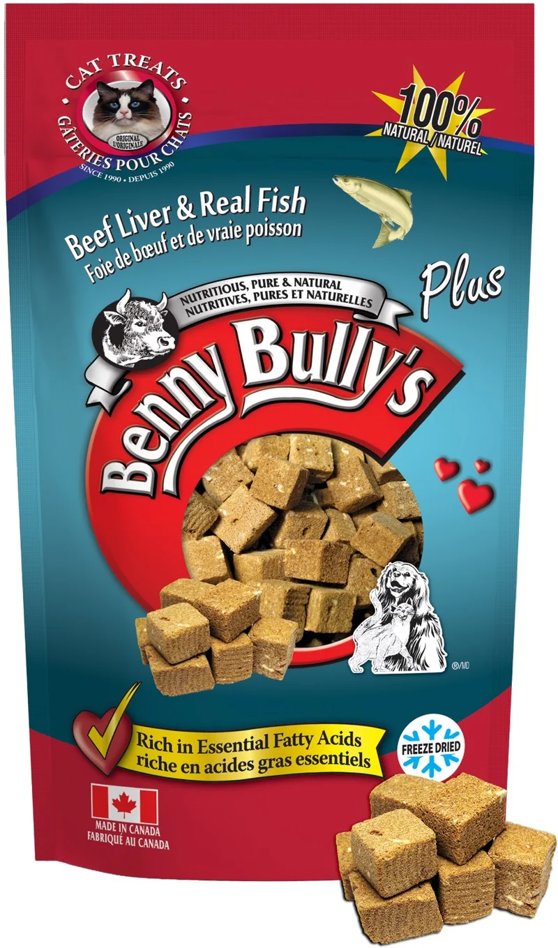 Benny Bully's - Foie de Boeuf et Canneberge - Gâteries Lyophilisées pour Chats