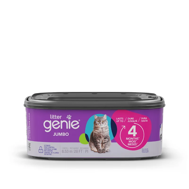 LITTER GENIE Recharge pour Poubelle Jumbo 28'