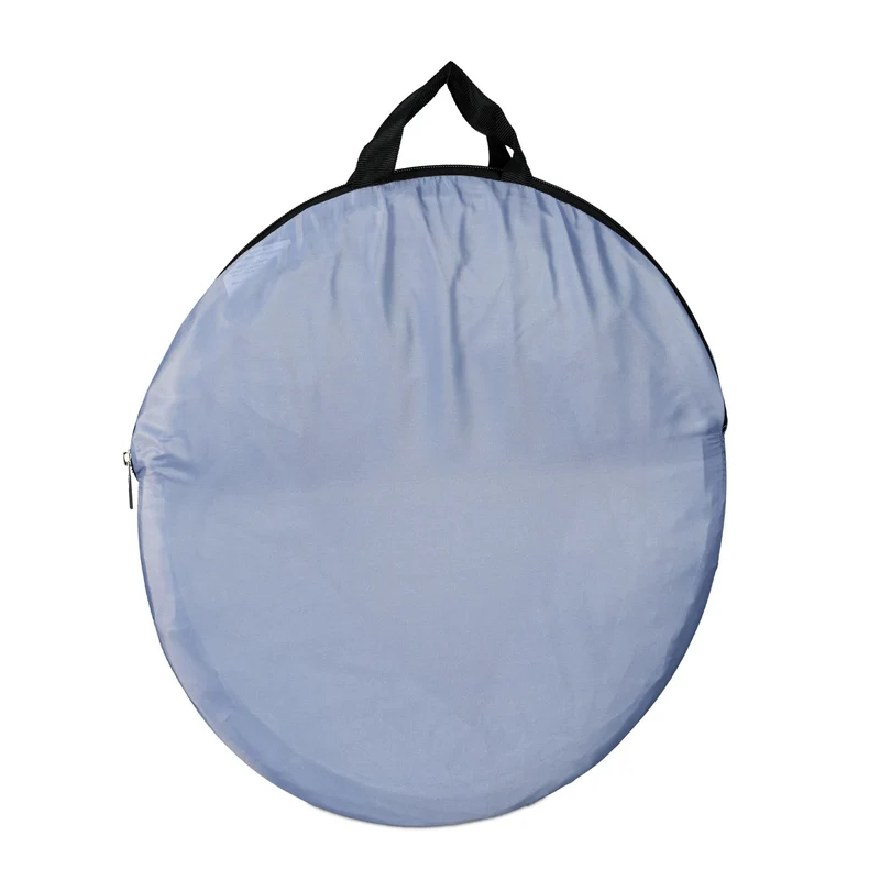 Tunnel d'agilité pliable pour chien 2 mètres installation facile divertissement extérieur en polyester bleu 13_0015485